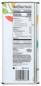 365 by Whole Foods Market, Mediterranean Blend Extra Virgin Olive Oil, 67.6 Fl Oz