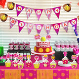 48Pcs Softball Cupcake Toppers and Wrappers - Party Supplies and Decorations for Girls, Kids, Teens - Sport Theme Birthday Cupcake Picks for Holiday