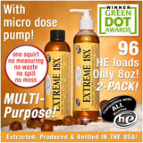 NaturOli EXTREME - (2 Pack) 18X Soap Berry Liquid Laundry Soap - All Natural Detergent And Cleaner - Highly-Concentrated, Sulfate-Free, Allergy-free