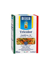 De Cecco Tri-Color Pasta, Fusilli No.34, 12 Ounce