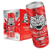 TIGERLYFE Energy Drink 4 Pack, 12oz Slim Cans, Energy Drinks Bulk with 24g Cane Sugar, 110 Calories Energy Drink for Energy & Focus, Zero Calorie