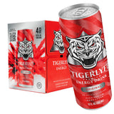 TIGERLYFE Energy Drink 4 Pack, 12oz Slim Cans, Energy Drinks Bulk with 24g Cane Sugar, 110 Calories Energy Drink for Energy & Focus, Zero Calorie
