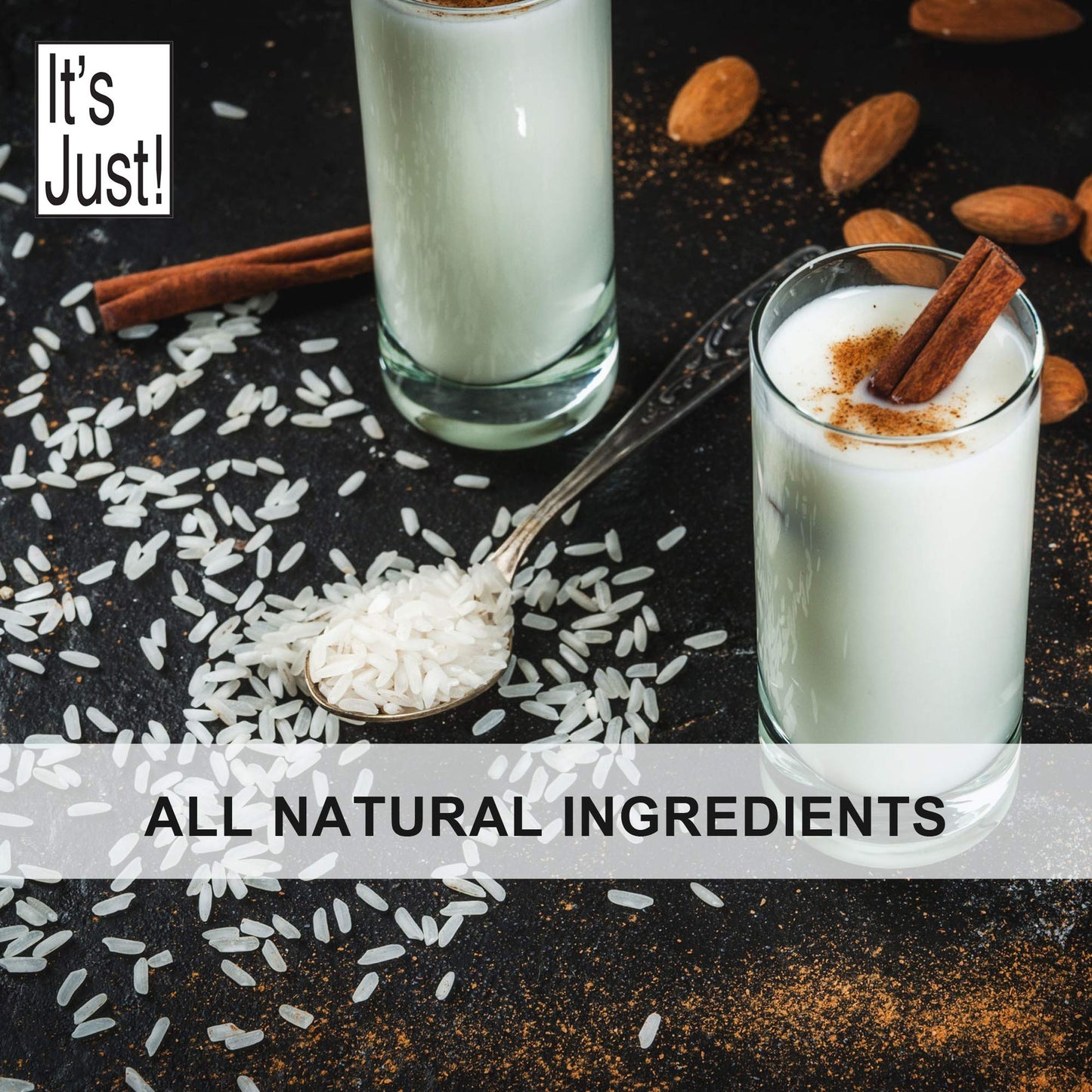It's Just - Horchata Drink Mix, Just Add Water, Makes 1 Gallon, Traditional Mexican Flavor, Gluten-Free, Non-GMO, Made in USA, 10oz