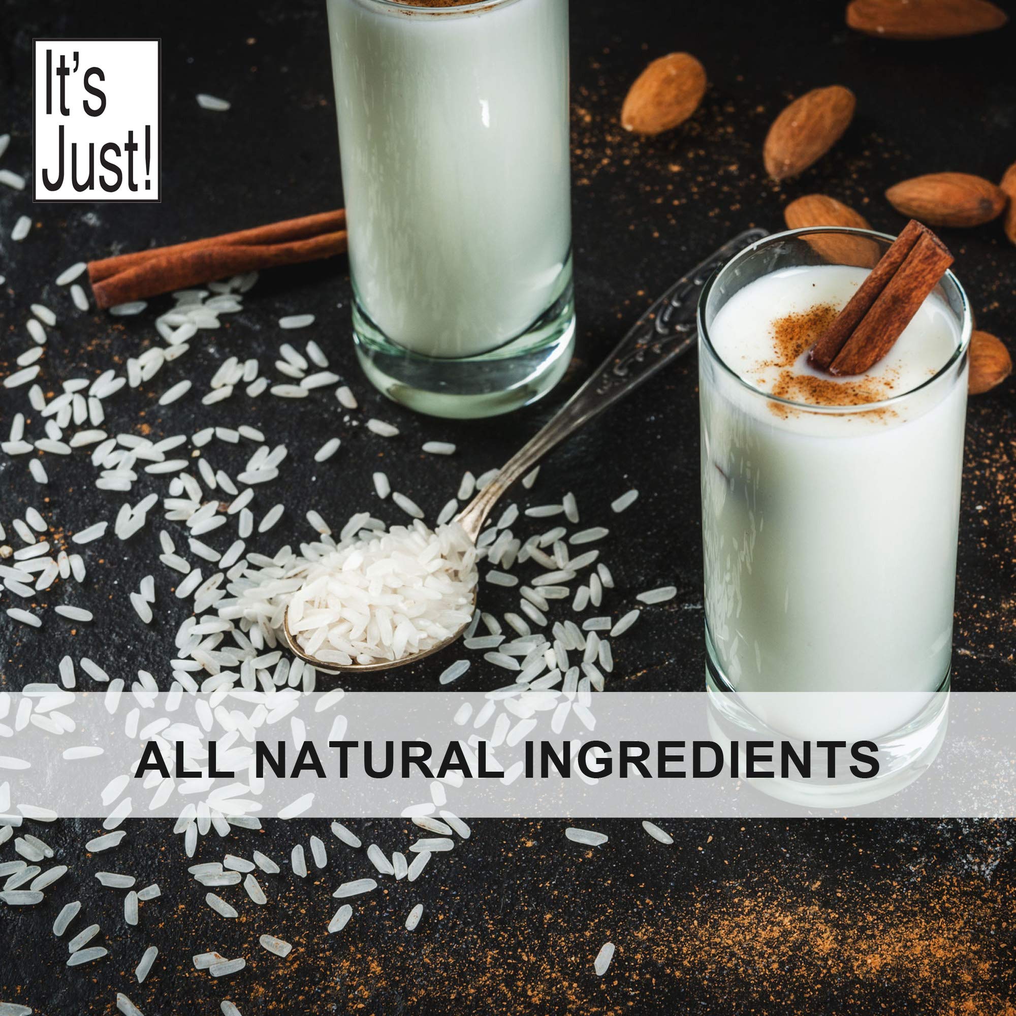 It's Just - Horchata Drink Mix, Just Add Water, Makes 1 Gallon, Traditional Mexican Flavor, Gluten-Free, Non-GMO, Made in USA, 10oz
