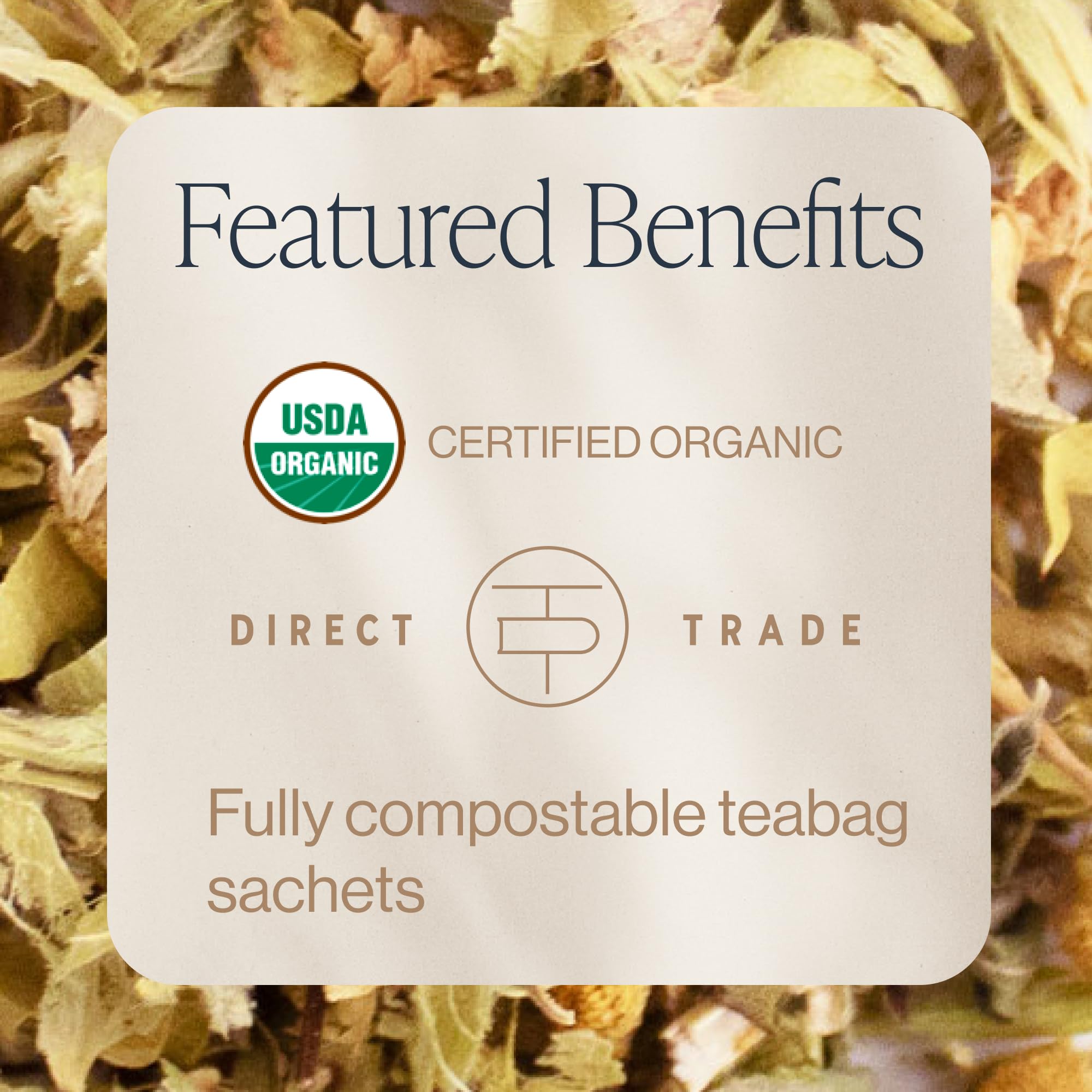 Rishi Tea Greek Mountain Tea Herbal Tea - Organic, Caffeine Free Sachet Tea Bags, Sleep Friendly, Fortifying Botanical Blend with Ironwort - 15 Count