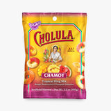 Huer - Cholula Chamoy Tropical Gummy Rings 3 Pack - Sweet & Spicy Mango, Watermelon & Pineapple Candy with Cholula Twist - 3.5oz Bags (Pack of 3)