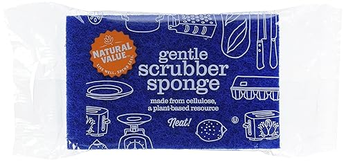 Natural Value Gentle Scrubber Sponge (Pack of 24)