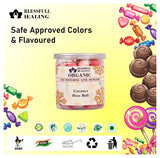 Blessfull Healing Organic Coconut Rose Ball 300 Gram Airtight Container