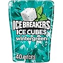 Ice Breakers, Ice Cubes Wintergreen Sugar Free Chewing Gum Bottle, 3.2 Ounce, 40 Count
