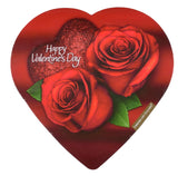Pack of 2 Assorted Elmer Chocolates (Made in USA) in Heart-Shaped Boxes, 2 oz. Perfect for Valentine's Day Gifts! (3 Roses & 2 Roses)