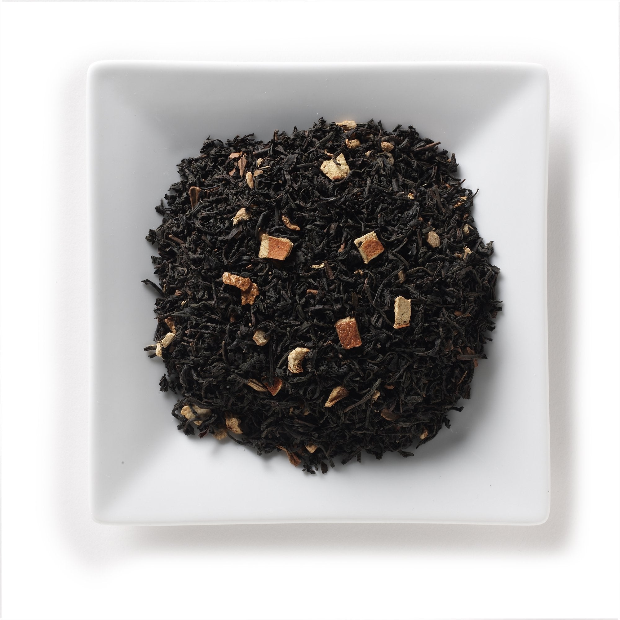 Mahamosa Cinnamon Orange Tea 4 oz - Loose Leaf Flavored Black Tea Blend (with orange peel, cinnamon pieces, ginger pieces, flavoring, vanilla pieces)