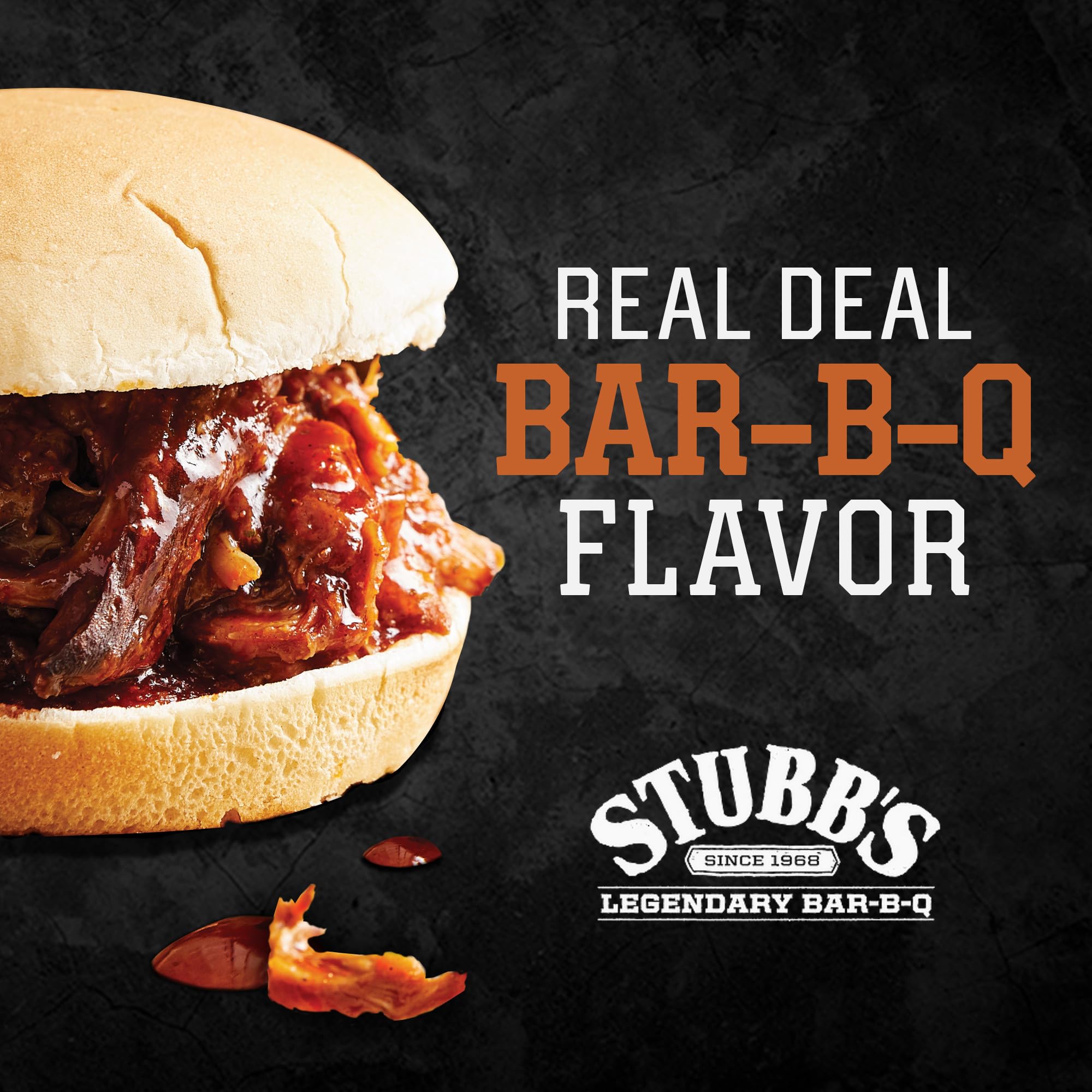 Stubb’s BBQ Sauce, Original, Non GMO, Gluten Free, Kosher Certified, No High Fructose Corn Syrup, Tangy Original Flavor Bar-B-Q Sauce for Wings, Ribs