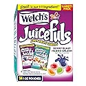 Welch's Juicefuls Juicy Fruit Snacks, Berry Blast & Island Splash, Fruit Gushers, Bulk Pack, Individual Single Serve Bags, 1 oz (Pack of 14)