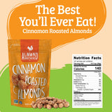 Almond Brothers Roasted Almonds - Pack of 3, 5 oz - Hand Crafted Cinnamon Glazed Roasted Almonds, Gluten-Free, Non-GMO