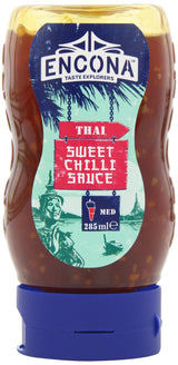Encona Thai Sweet Chilli Sauce Squeezy Pack 285 ml (pack of 6)