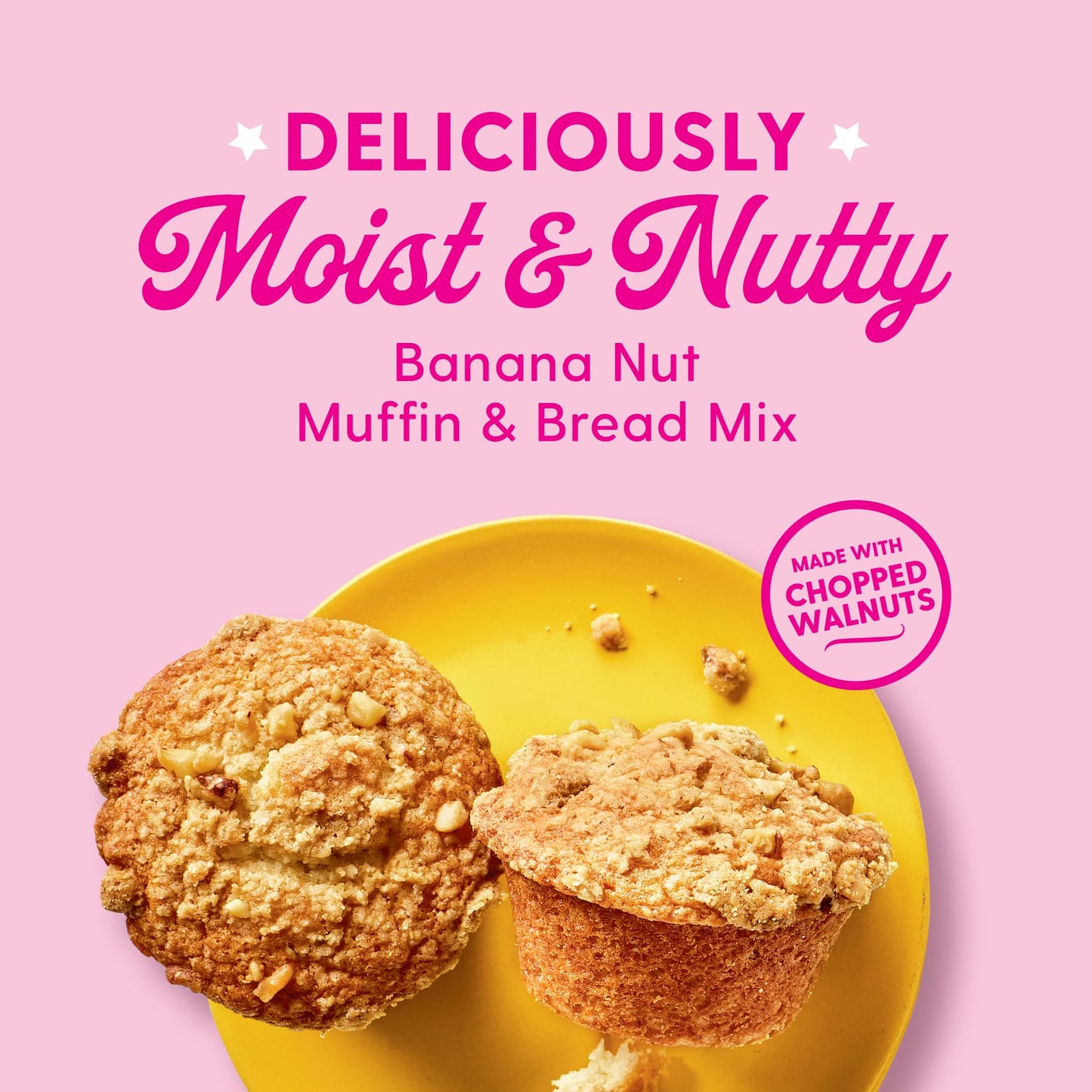 Duncan Hines Dolly Parton's Banana Nut Flavored Muffin & Bread Mix, 19.05 oz.