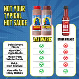 Secret Aardvark Habanero and Chipotle Hot Sauce, 2-Pack Bundle 8 fl oz