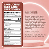WISECARBS Low-Carb Bagel Chips High Protein Everything Flavor Bagel Chips Keto Crackers Chips - Kosher - Healthy Snacks Low Carb Snacks, Keto Snacks