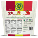 Happy Village Organic Mini Fig & Nut Bars, VARIETY (24 Packs, 0.7 OZ each), No Refined Sugar, Kosher, Non-GMO, Gluten Free, Vegan, Good Source