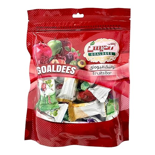 GOALDEES Sour Bite-Size Fruit Bar Lavashak - Traditional Persian Snack 1 lb