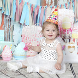AHAORAY Half Way To One Cake Topper - Silver Glitter 6 Months Birthday Decorations Supplies - Half Birthday Decorations Baby Girl, for Baby
