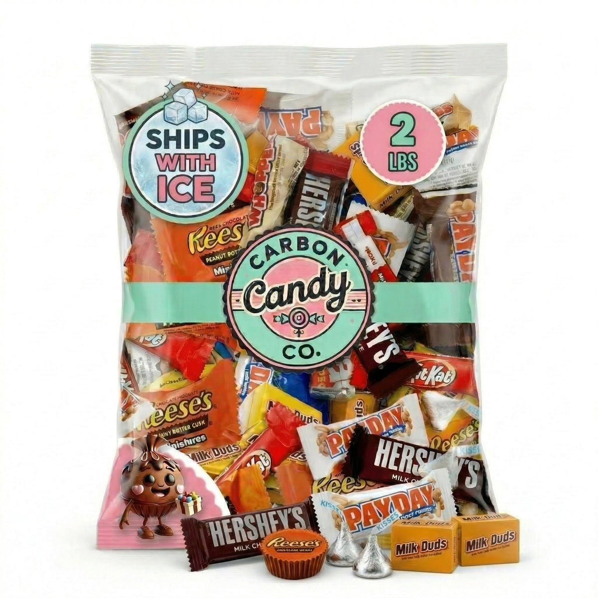 Chocolate Candy Variety Pack, 2 Lb - Mini Bars, Individually Wrapped