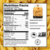 Garofalo - Premium Durum Wheat Semolina Penne Rigate Pasta, Italian Made, Bronze-Drawn, Al-Dente, One-Ingredient Pasta (4 pack)