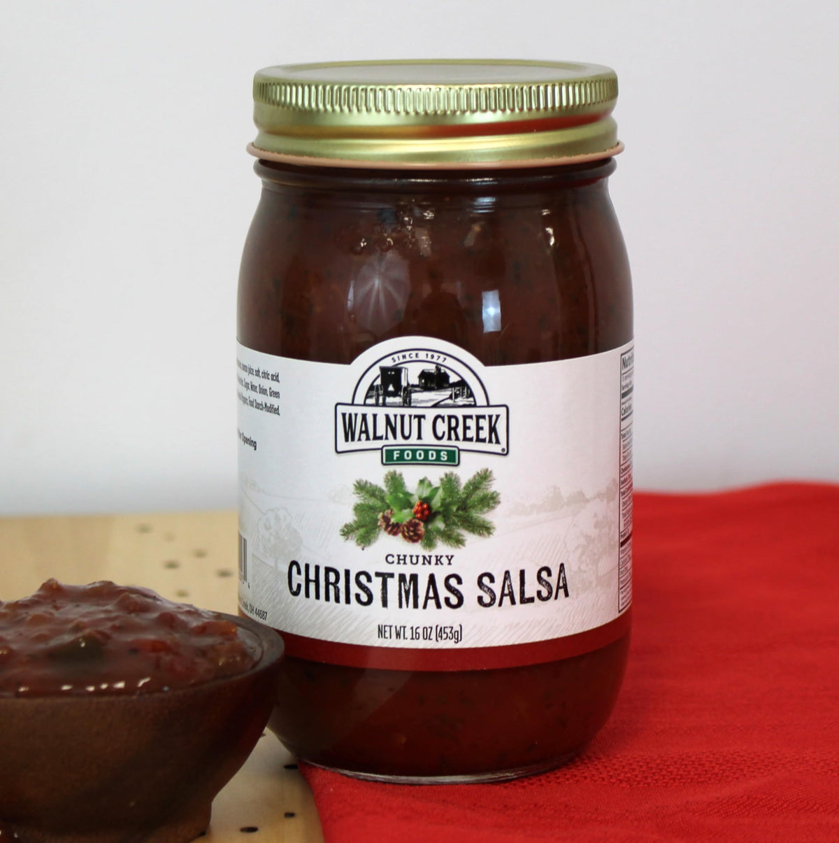 Chunky Christmas Salsa by Walnut Creek, 16 Ounce Jar