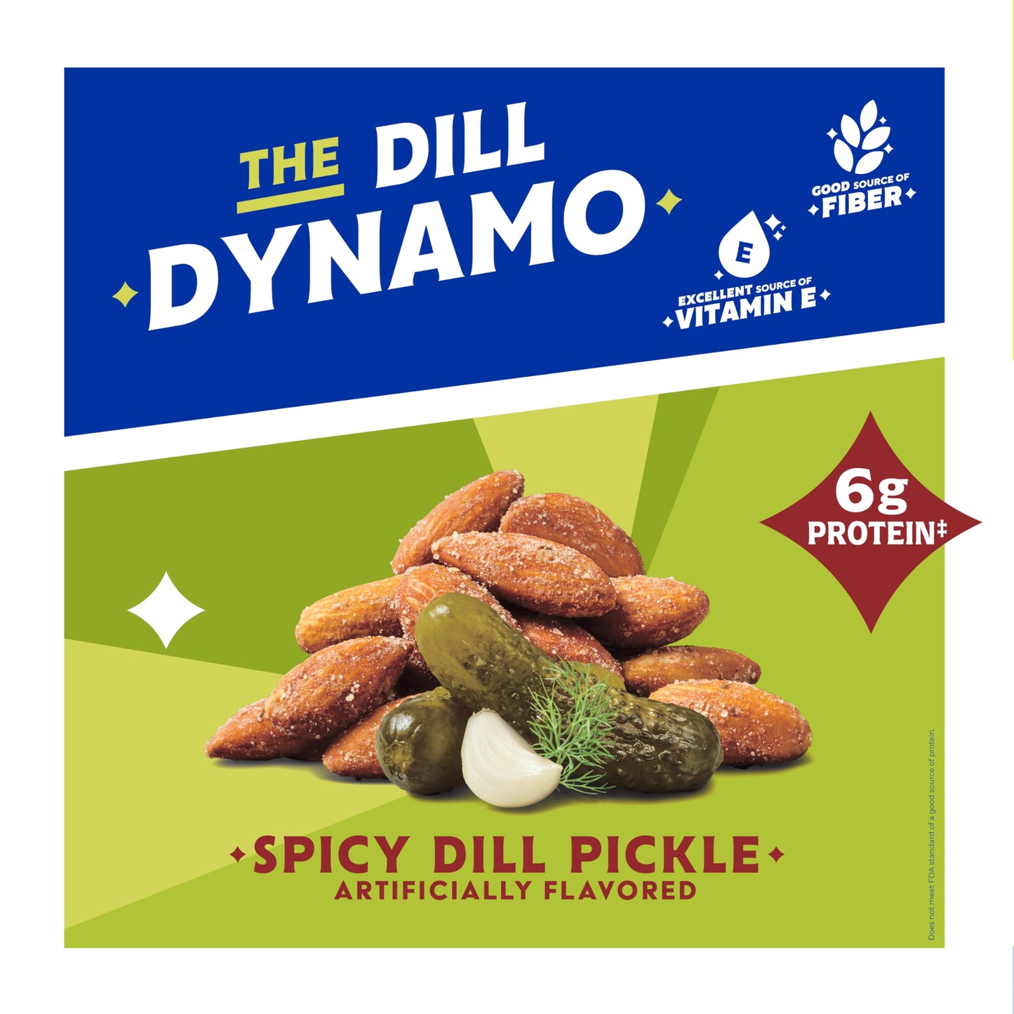 Blue Diamond Almonds, Spicy Dill Pickle Flavored Snack Nuts, Single Serve Bags (1.5 Oz. Tubes, Pack of 12)
