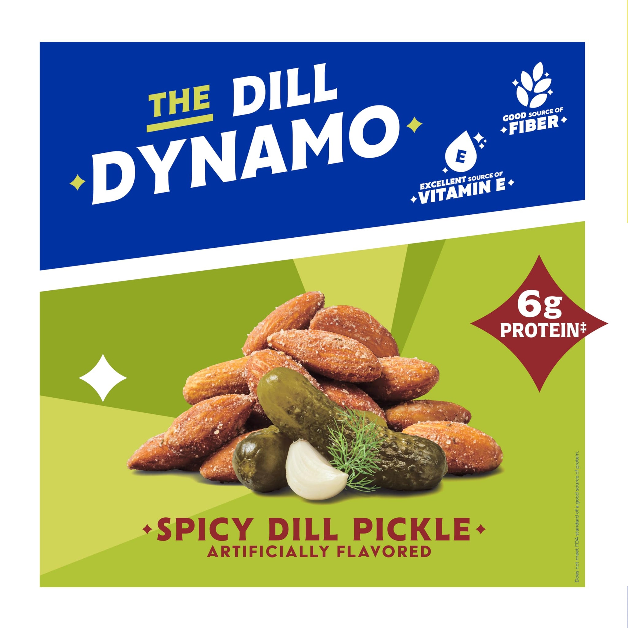Blue Diamond Almonds, Spicy Dill Pickle Flavored Snack Nuts, Single Serve Bags (1.5 Oz. Tubes, Pack of 12)