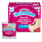 Uncrustables Peanut Butter & Raspberry Spread and Chocolate Hazelnut Spread Frozen Sandwiches, 2 oz Each, 24 Count