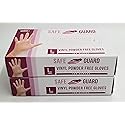 National Paper Trading Disposable Large Vinyl Gloves 200 Count POWDER FREE [VGLPFX2] (200)