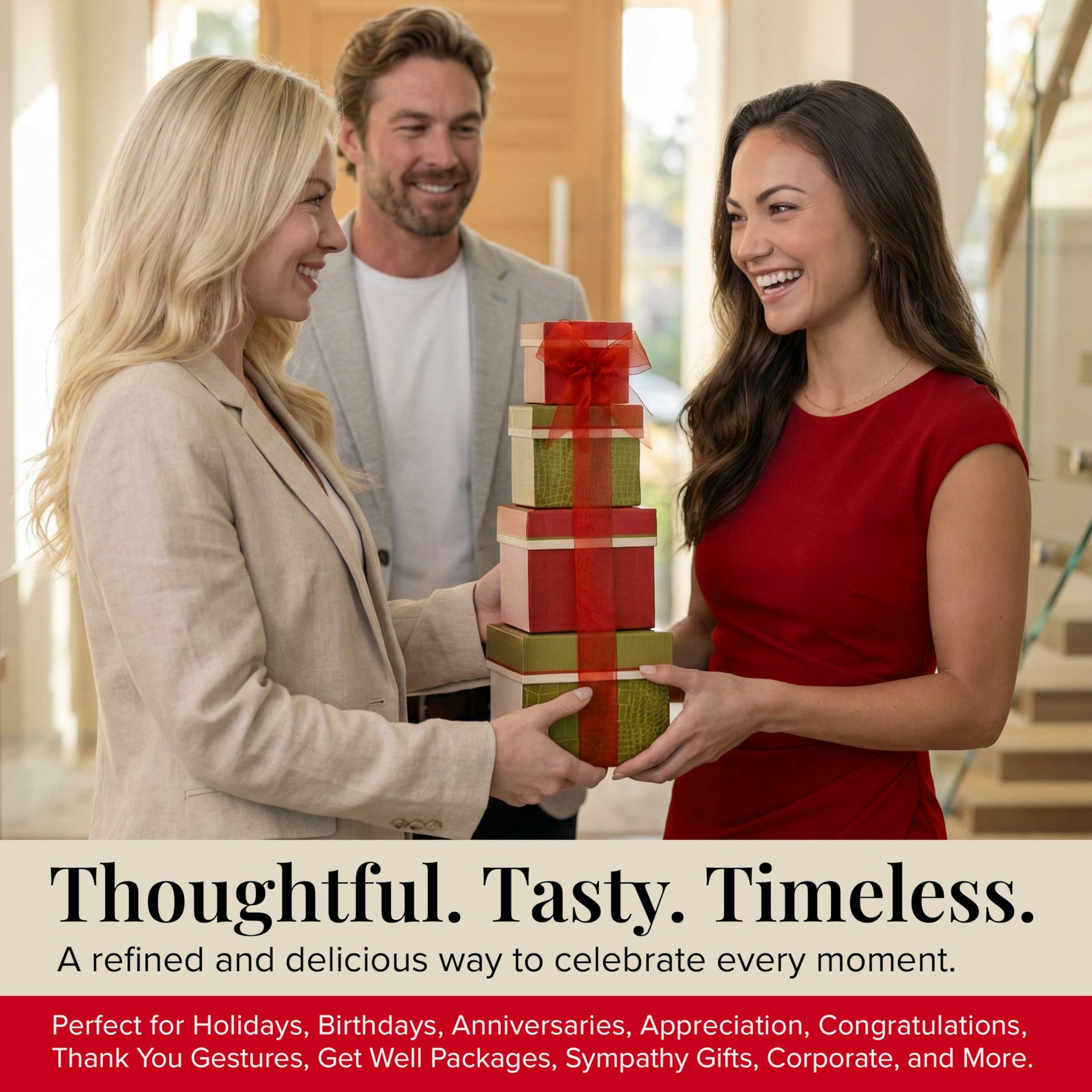 Broadway Basketeers 4 Box Gourmet Food | Tower Snacks | for Women, Men, Families, College - Delivery for Fathers Day, Appreciation, Thank You