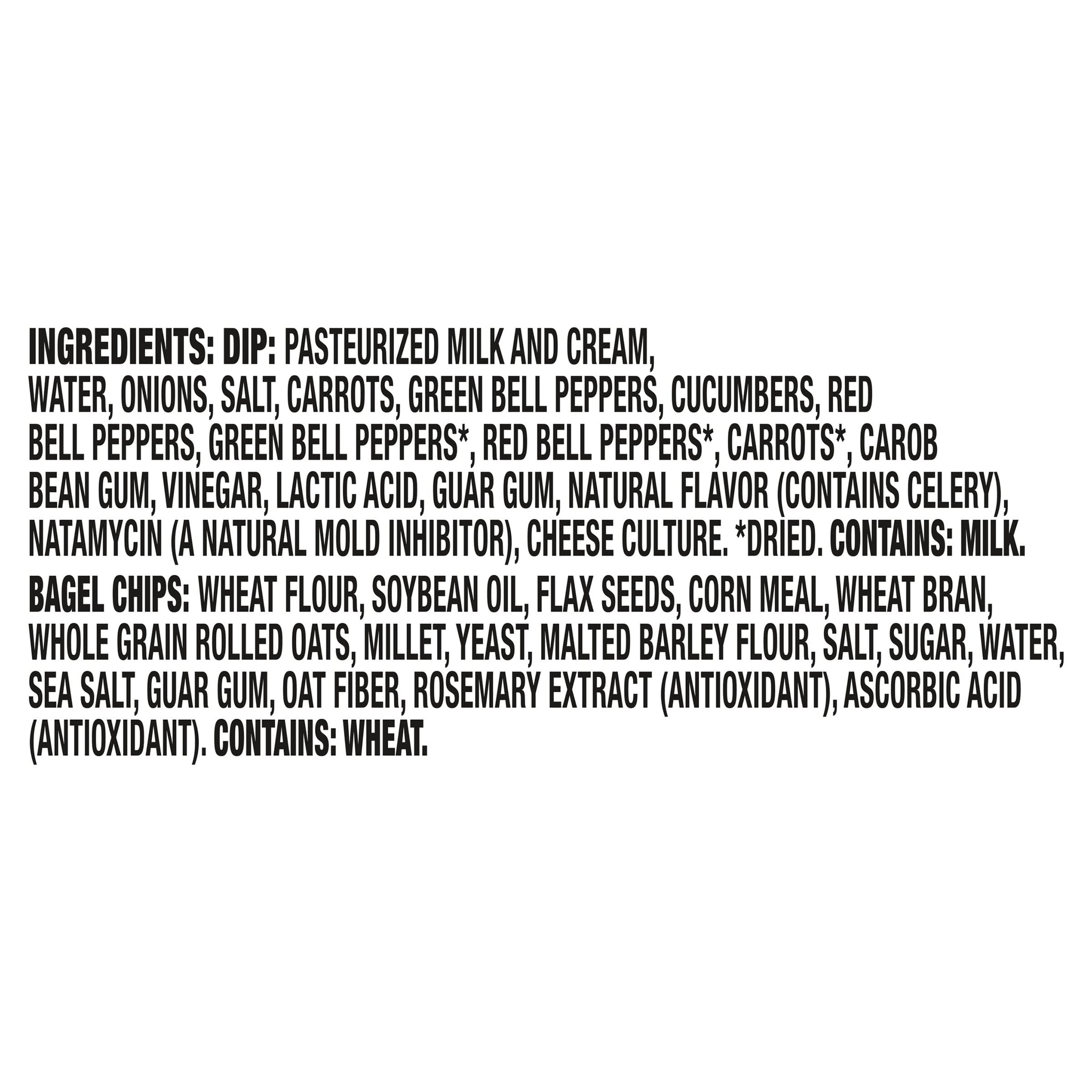 Philadelphia Multigrain Bagel Chips & Cream Cheese Dip, 1 Tray, for On-the-Go Snacking, Strawberry, No Artificial Flavors, Made with Real Fruit, 2.5