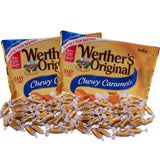 Werther's Original Soft Chewy Caramels, Soft Caramel Candy Made with Real Butter & Fresh Cream, Fall Treat, Perfect for Baking, Pack of 2, 10.8 Ounces