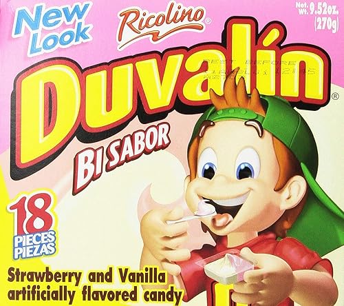 Duvalin Candy Creams Strawberry-Vanilla, 18-count (Pack of 1) - SET OF 2