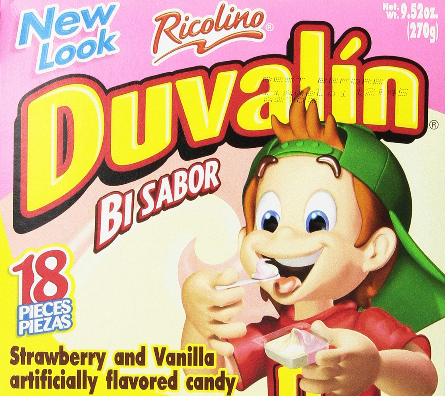 Duvalin Candy Creams Strawberry-Vanilla, 18-count (Pack of 1) - SET OF 2