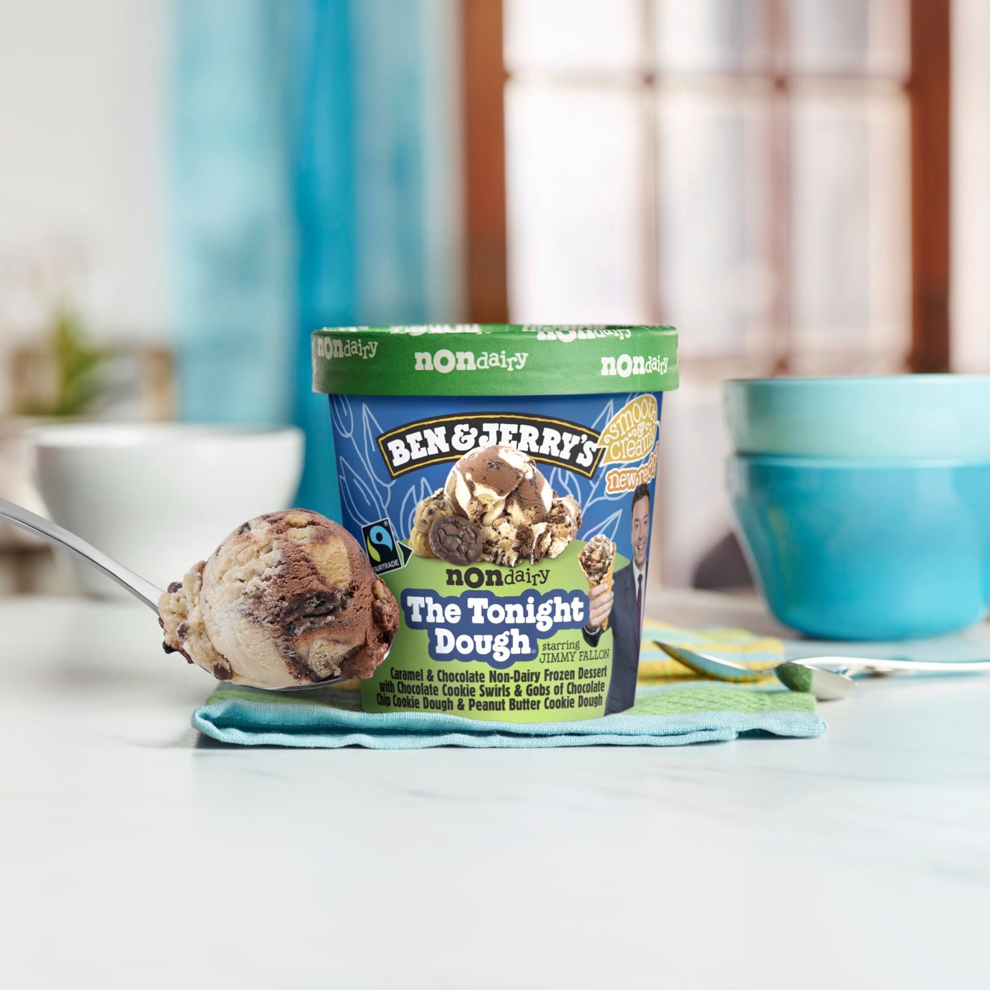 Ben & Jerry's, Frozen, Ice Cream Non Dairy Tonight Dough, 16 Ounce