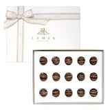 Fames Chocolates Premium Kosher Chocolate Covered Gourmet Gift Box - Dark Chocolate Nut Truffles Gift Box - Great Surprise Bring Home Food