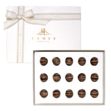 Fames Chocolates Premium Kosher Chocolate Covered Gourmet Gift Box - Dark Chocolate Nut Truffles Gift Box - Great Surprise Bring Home Food