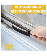 6Pcs Crevice Cleaning Brush 6 Extra Hooks, Multifunctional Cleaning Tool for Home & Kitchen,Heavy-Duty Deep Cleaning Gaps