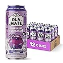 Yerba Mate Energy Drink - Low Sugar Sparkling Tea Cans with Ashwagandha, Lion’s Mane, USDA Organic Clean Energy Drink with 150mg Natural Caffeine, Ola