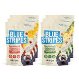 Blue Stripes Cacao Fruit Gummies - Mango & Pineapple Variety Pack | Two Ingredient Fruit Snack for Kids and Adults | No Sugar Added | Gluten Free
