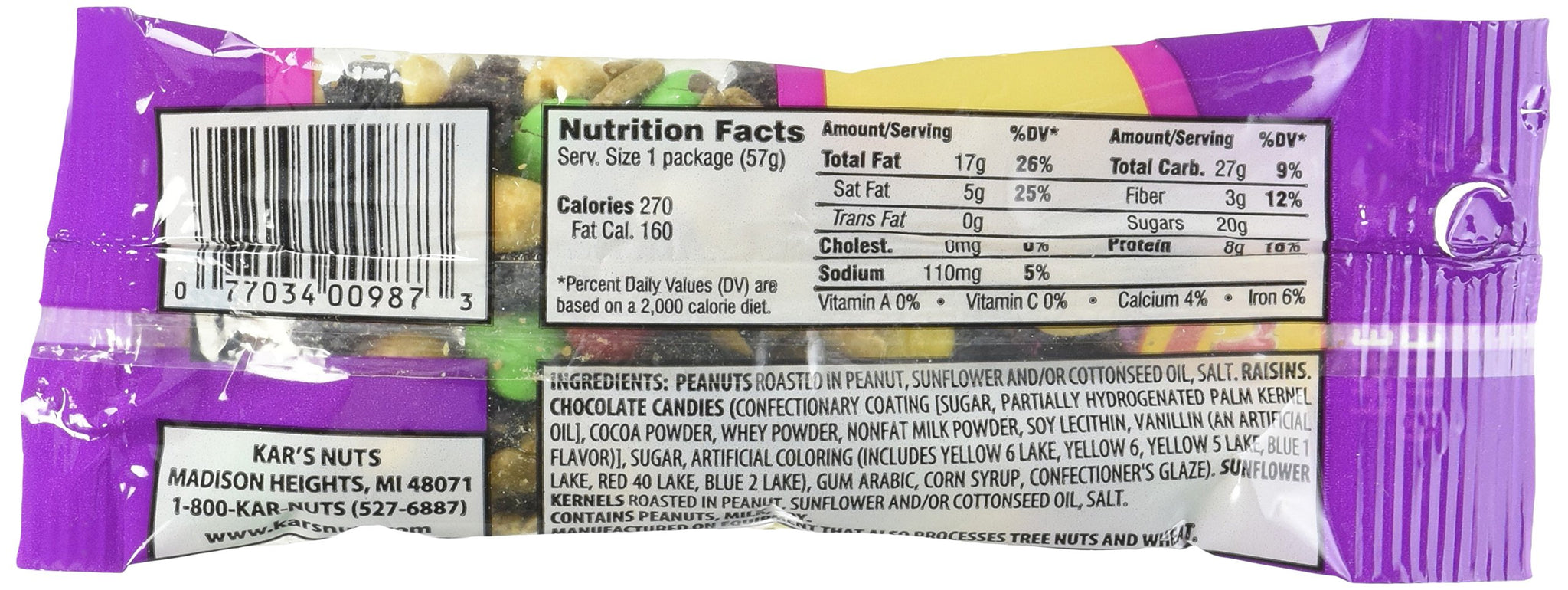 Kar's Sweet 'n Salty Trail Mix, 2-oz, 30 Count