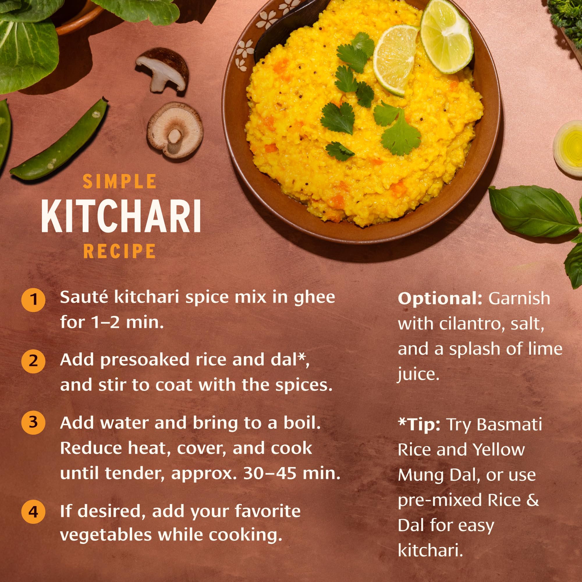 Banyan Botanicals Organic Kitchari Spice Mix - Savory Ayurvedic Seasoning for Detox, Cleansing & Gut Health - Digestive Support Blend with Turmeric