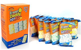 Scrub Daddy - Eraser Daddy with Scrubbing Gems Dual-Sided Scrubber and Eraser, Lasts 10x Longer Than Ordinary Melamine Erasers, Water Activated