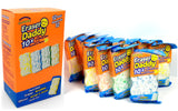 Scrub Daddy - Eraser Daddy with Scrubbing Gems Dual-Sided Scrubber and Eraser, Lasts 10x Longer Than Ordinary Melamine Erasers, Water Activated