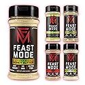 Feast Mode Flavors | Candy Pack | 5 count | 5oz seasonings | Cinnamon Honey Butter | Death By Chocolate | Coconut Cream Pie | Caramel Apple | Banana