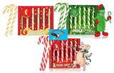 Mac & Cheese, Dill Pickle & Bacon Candy Canes 18ct - Funny Savory Christmas Candy, Novelty Gag Gift Stocking Stuffers, Weird Flavor Holiday Canes