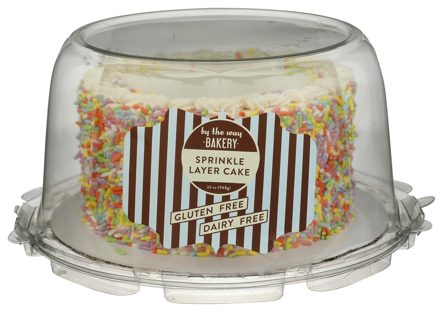 By the Way Bakery Vanilla Sprinkle Cake, 33 OZ